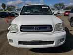 2002 Toyota Sequoia Limited White vin: 5TDBT48A52S061719