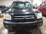 2002 Toyota Sequoia Limited Black vin: 5TDBT48A52S119294