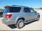 2002 Toyota Sequoia Limited Silver vin: 5TDBT48A62S079615