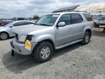 2002 Toyota Sequoia Limited Silver vin: 5TDBT48A72S062063