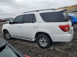 2002 Toyota Sequoia Limited White vin: 5TDBT48A72S074486