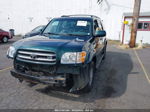 2002 Toyota Sequoia Limited Green vin: 5TDBT48A72S098688