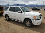 2002 Toyota Sequoia Limited White vin: 5TDBT48A72S133097