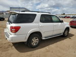 2002 Toyota Sequoia Limited White vin: 5TDBT48A72S133097