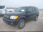 2002 Toyota Sequoia Limited V8 Black vin: 5TDBT48A82S072536