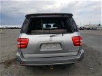 2002 Toyota Sequoia Limited Silver vin: 5TDBT48A82S075145