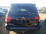 2002 Toyota Sequoia Limited Black vin: 5TDBT48A82S076778