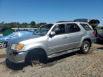 2002 Toyota Sequoia Limited Silver vin: 5TDBT48A82S111108