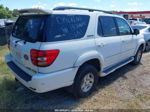 2002 Toyota Sequoia Limited V8 White vin: 5TDBT48A92S058757