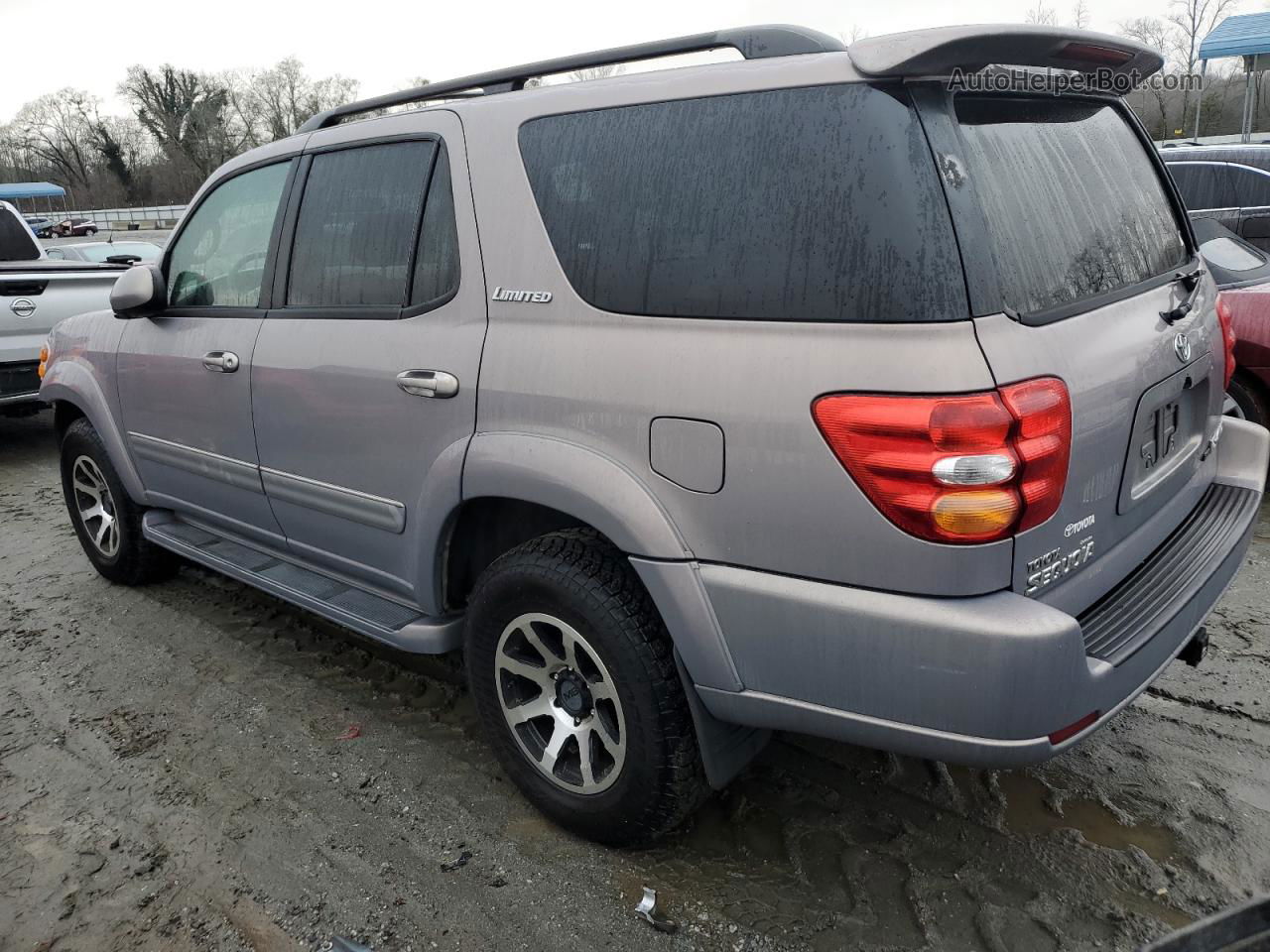 2002 Toyota Sequoia Limited Purple vin: 5TDBT48A92S103325