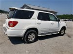 2002 Toyota Sequoia Limited White vin: 5TDBT48A92S104426