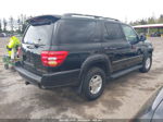 2002 Toyota Sequoia Limited V8 Black vin: 5TDBT48AX2S084025