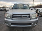 2002 Toyota Sequoia Limited Silver vin: 5TDBT48AX2S110851