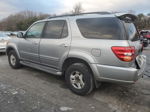 2002 Toyota Sequoia Limited Silver vin: 5TDBT48AX2S110851