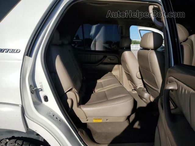 2002 Toyota Sequoia Limited Белый vin: 5TDBT48AX2S129948