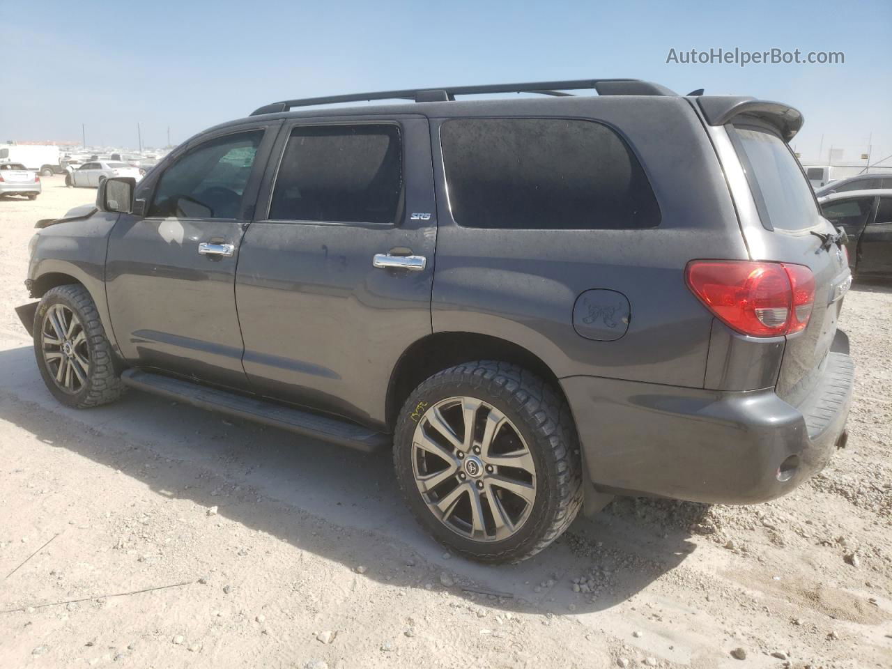 2016 Toyota Sequoia Sr5 Gray vin: 5TDBW5G11GS130850