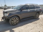 2016 Toyota Sequoia Sr5 Gray vin: 5TDBW5G11GS130850