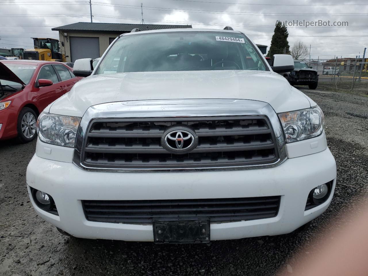 2017 Toyota Sequoia Sr5 Белый vin: 5TDBW5G12HS151000