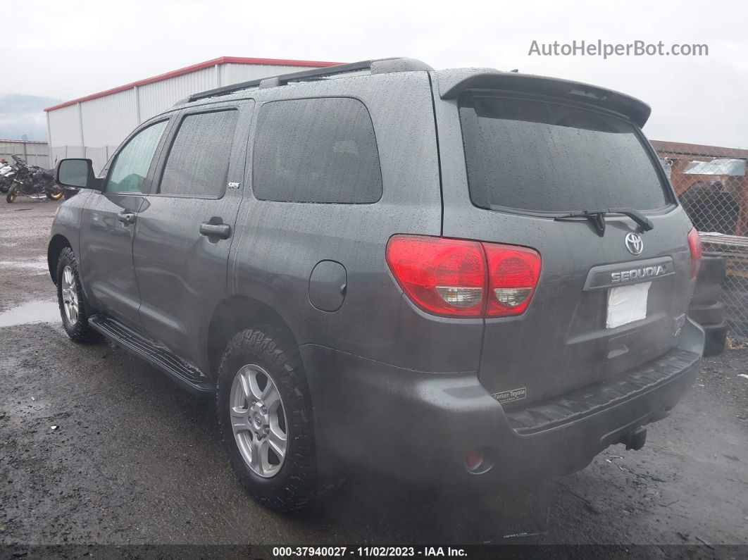 2016 Toyota Sequoia Sr5 5.7l V8 Gray vin: 5TDBW5G14GS132575