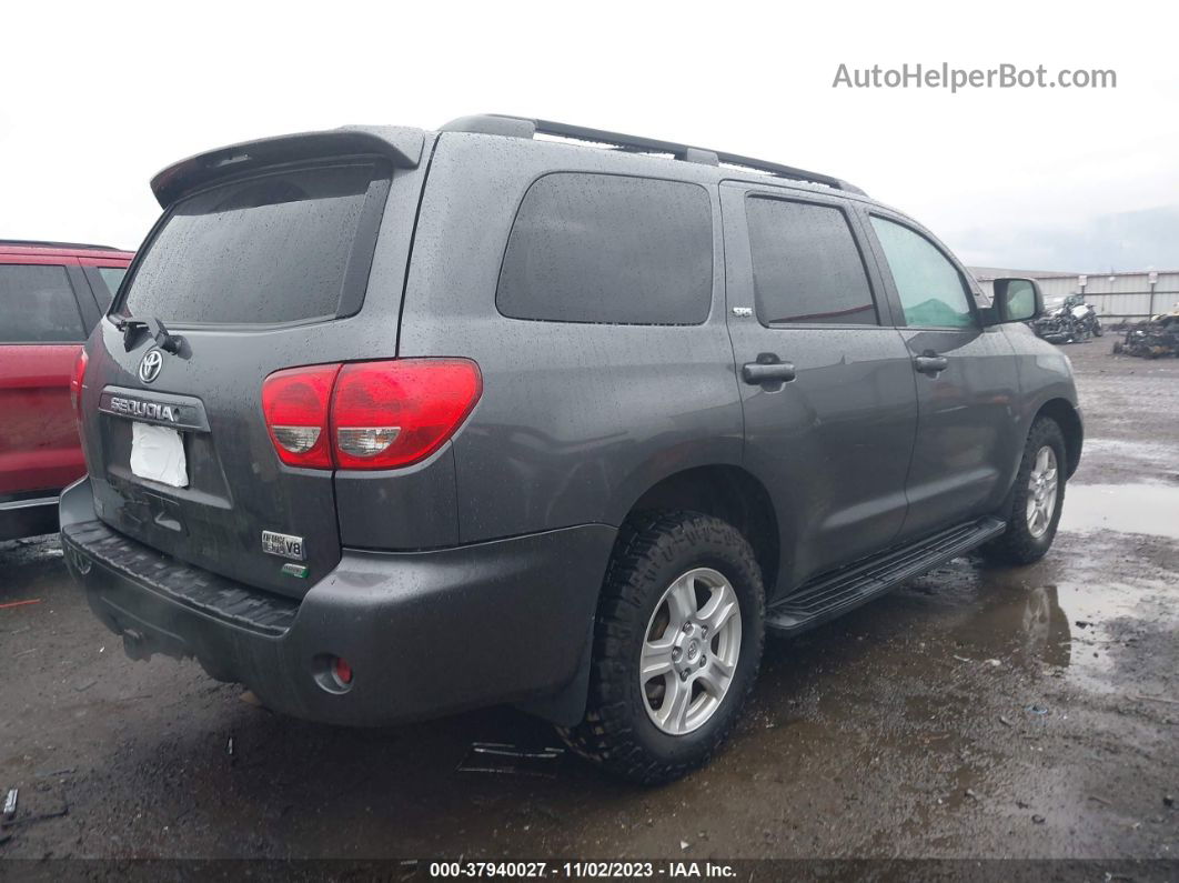 2016 Toyota Sequoia Sr5 5.7l V8 Gray vin: 5TDBW5G14GS132575