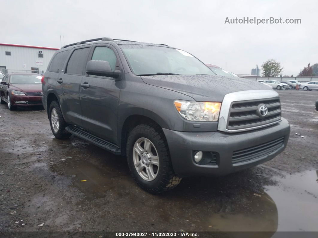 2016 Toyota Sequoia Sr5 5.7l V8 Gray vin: 5TDBW5G14GS132575