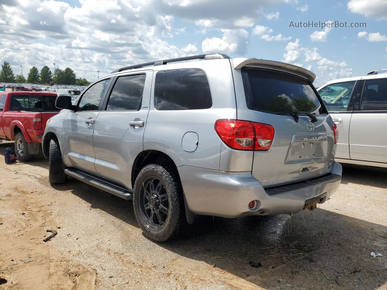 2016 Toyota Sequoia Sr5 Silver vin: 5TDBW5G15GS131161