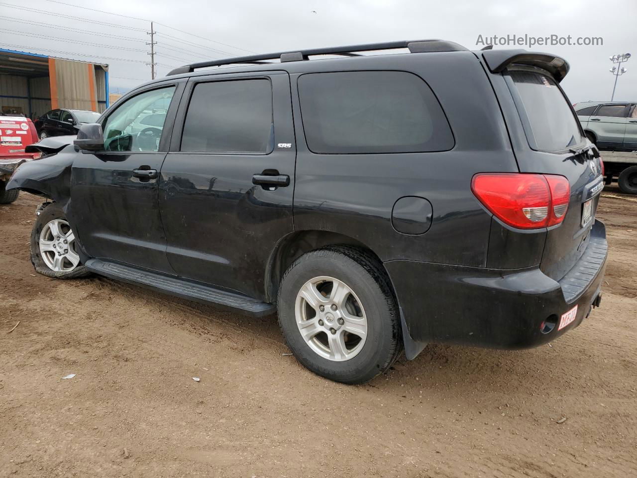 2016 Toyota Sequoia Sr5 Black vin: 5TDBW5G15GS132293