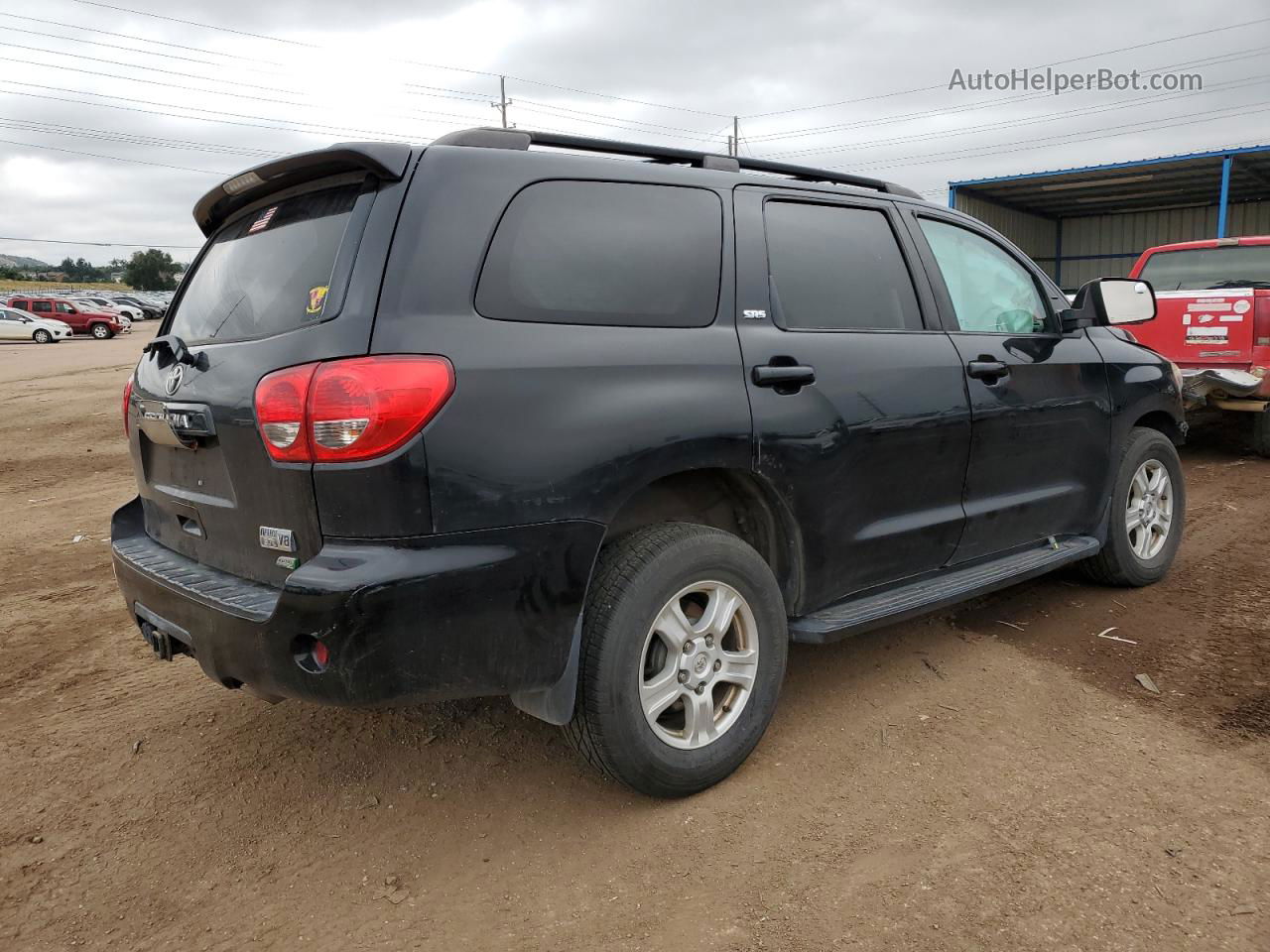 2016 Toyota Sequoia Sr5 Черный vin: 5TDBW5G15GS132293