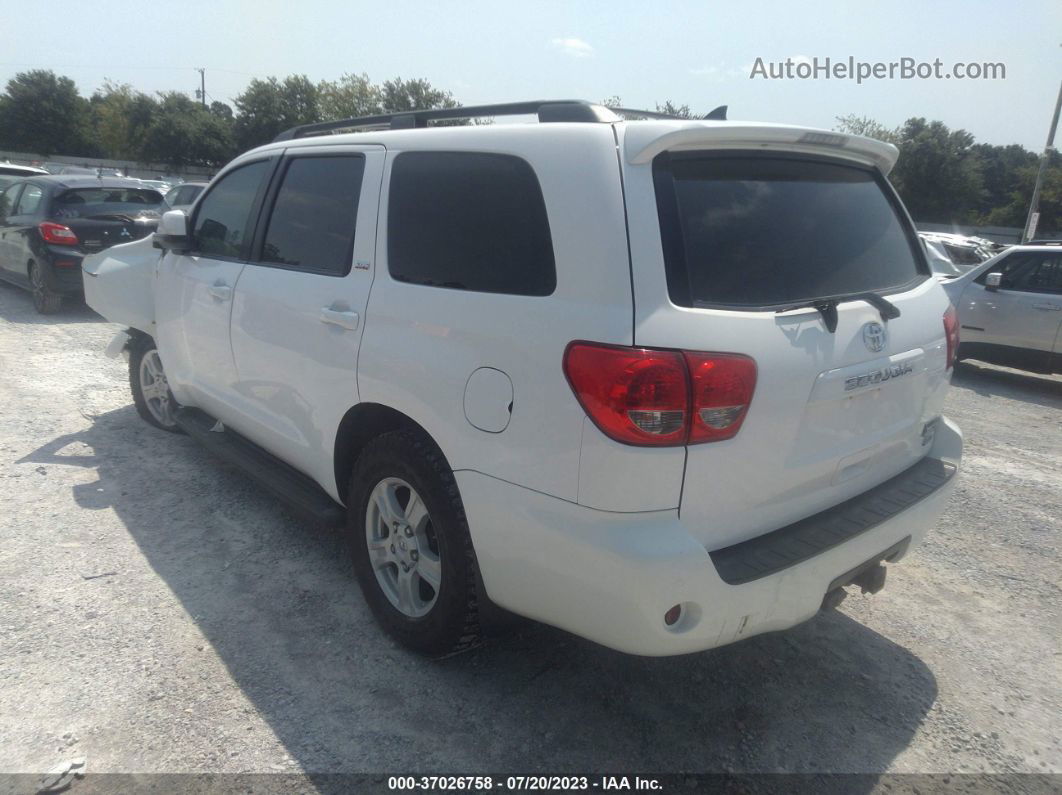 2017 Toyota Sequoia Sr5 White vin: 5TDBW5G16HS155485