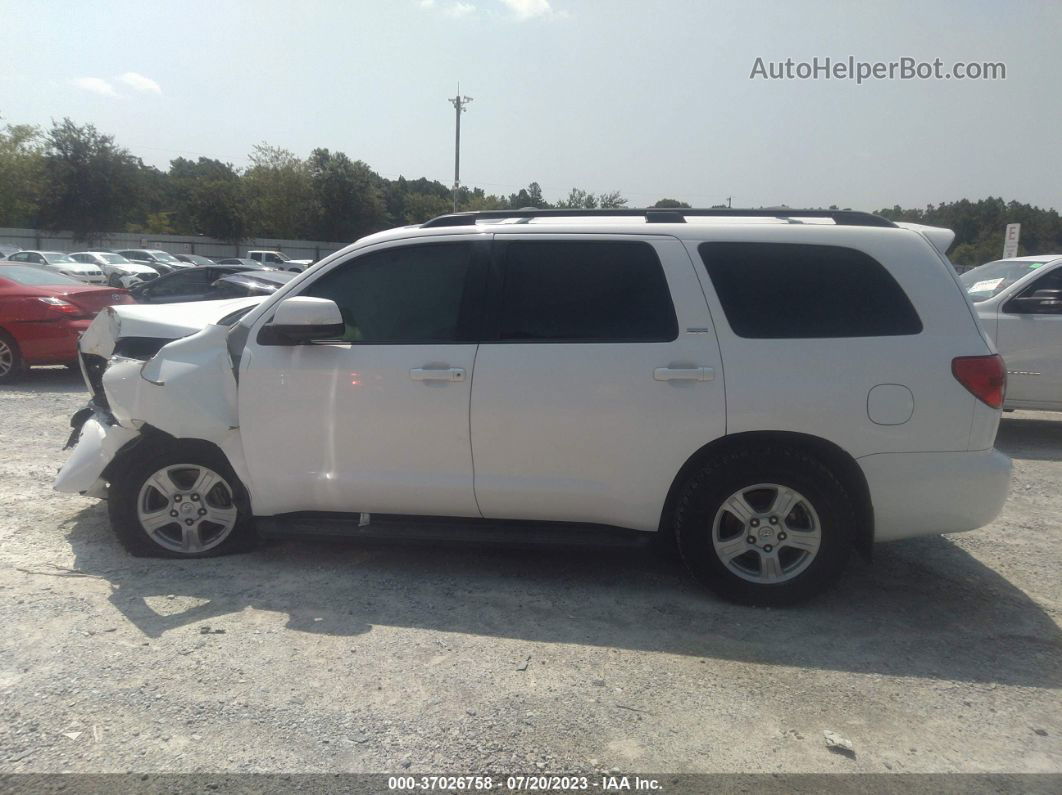 2017 Toyota Sequoia Sr5 White vin: 5TDBW5G16HS155485