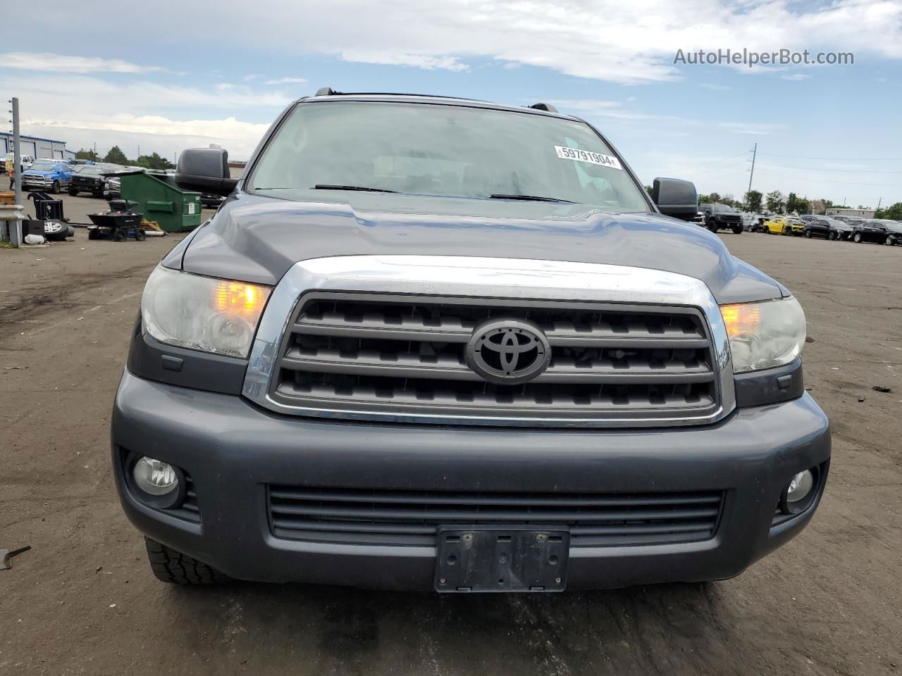 2016 Toyota Sequoia Sr5 Gray vin: 5TDBW5G17GS132666