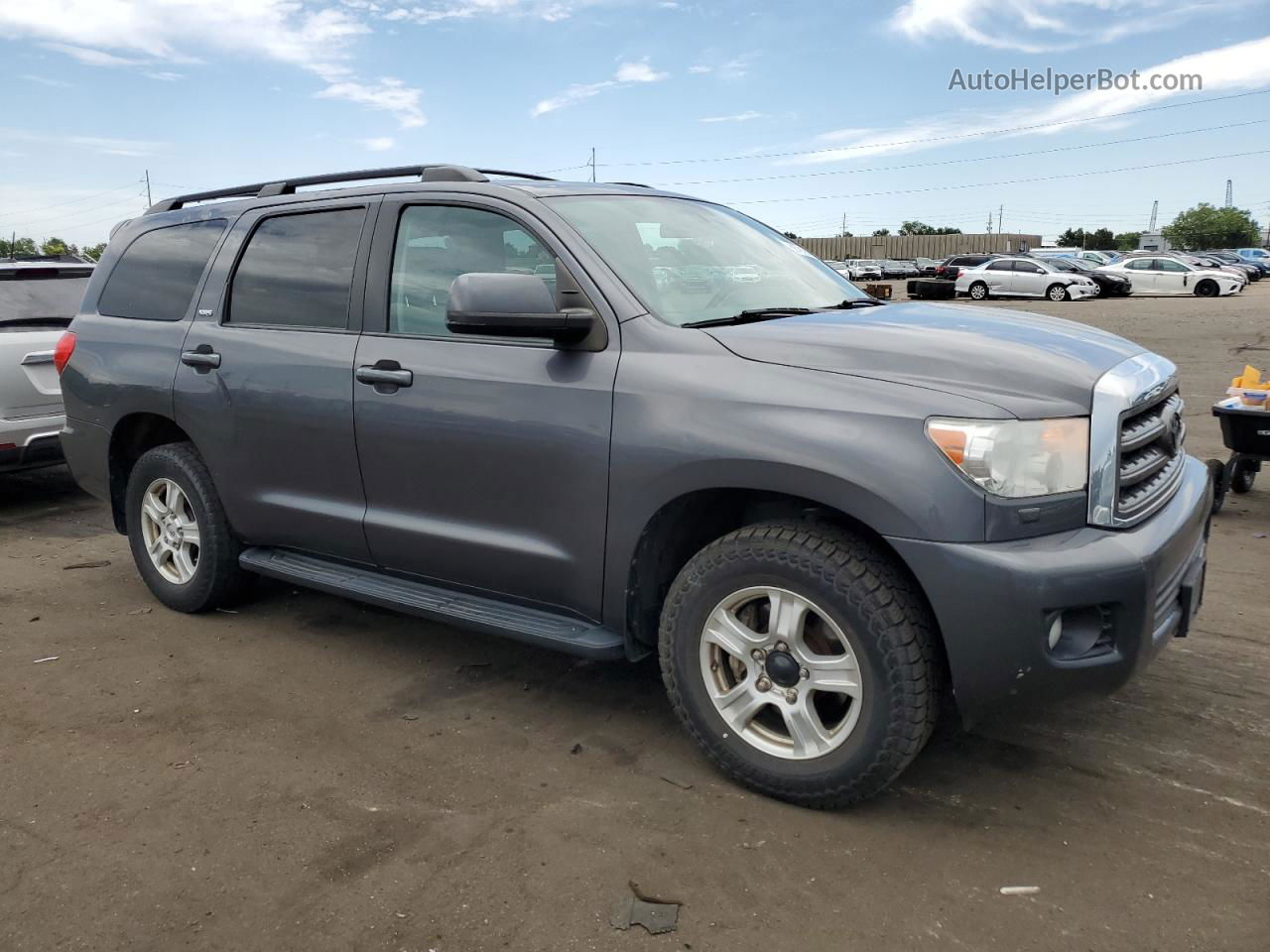 2016 Toyota Sequoia Sr5 Gray vin: 5TDBW5G17GS132666