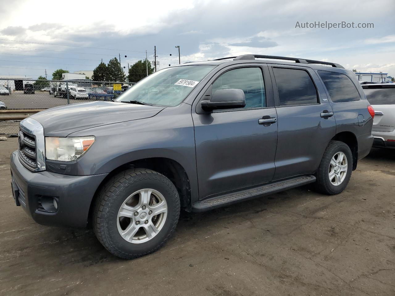 2016 Toyota Sequoia Sr5 Gray vin: 5TDBW5G17GS132666