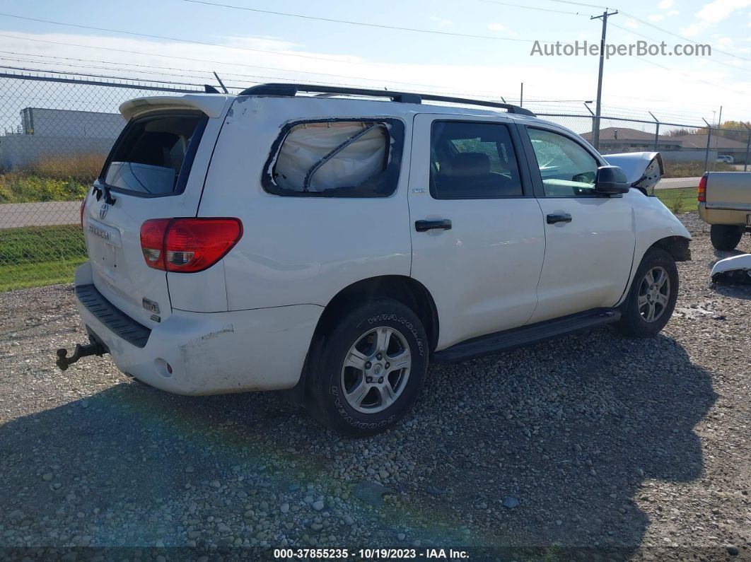 2017 Toyota Sequoia Sr5 White vin: 5TDBW5G17HS153308