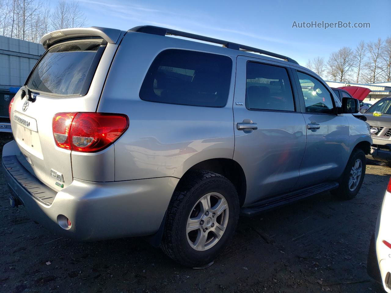 2016 Toyota Sequoia Sr5 Silver vin: 5TDBW5G18GS133423