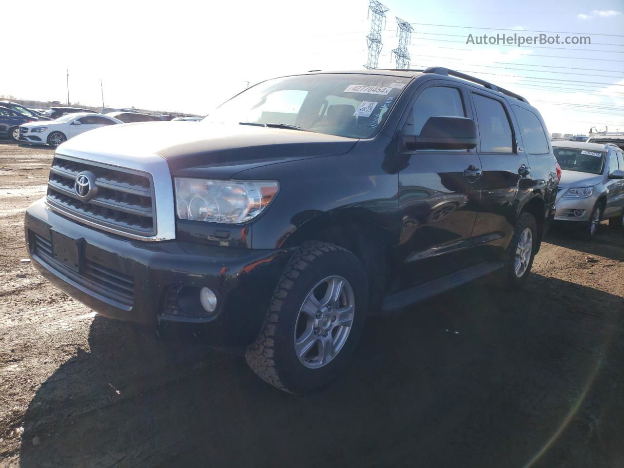 2016 Toyota Sequoia Sr5 Black vin: 5TDBW5G18GS136788