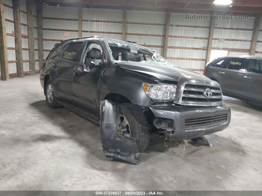 2017 Toyota Sequoia Sr5 Gray vin: 5TDBY5G10HS150079