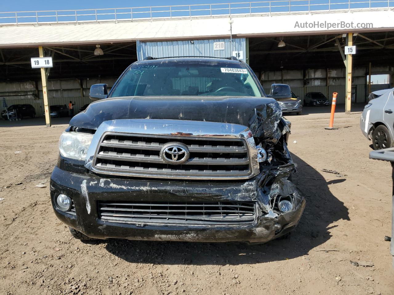 2016 Toyota Sequoia Sr5 Black vin: 5TDBY5G11GS137372