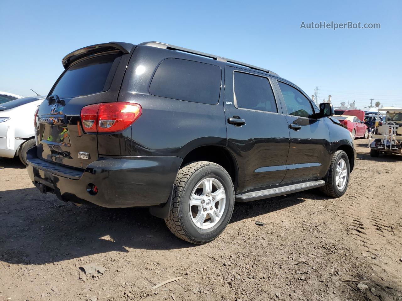 2016 Toyota Sequoia Sr5 Black vin: 5TDBY5G11GS137372