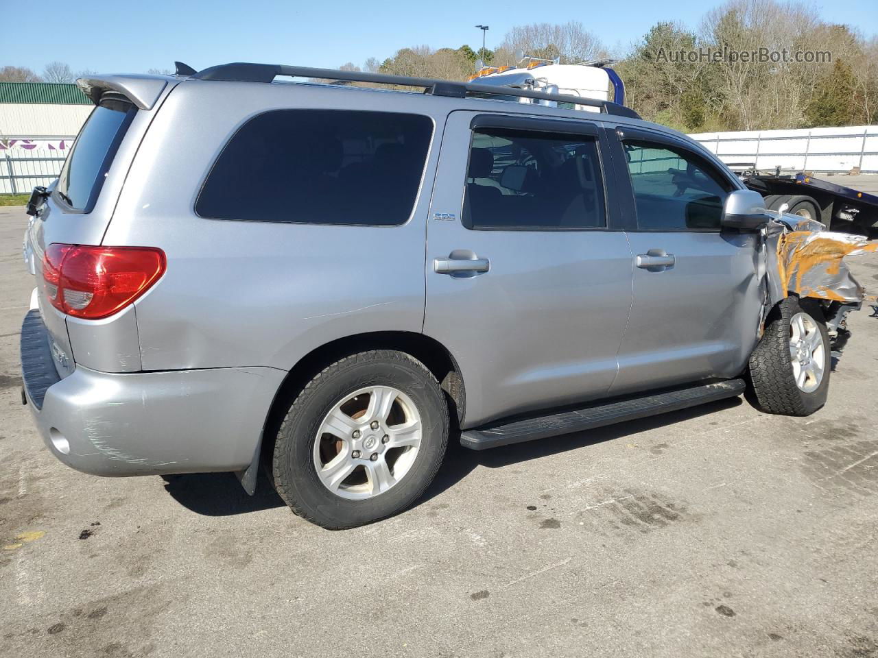 2016 Toyota Sequoia Sr5 Silver vin: 5TDBY5G11GS146928