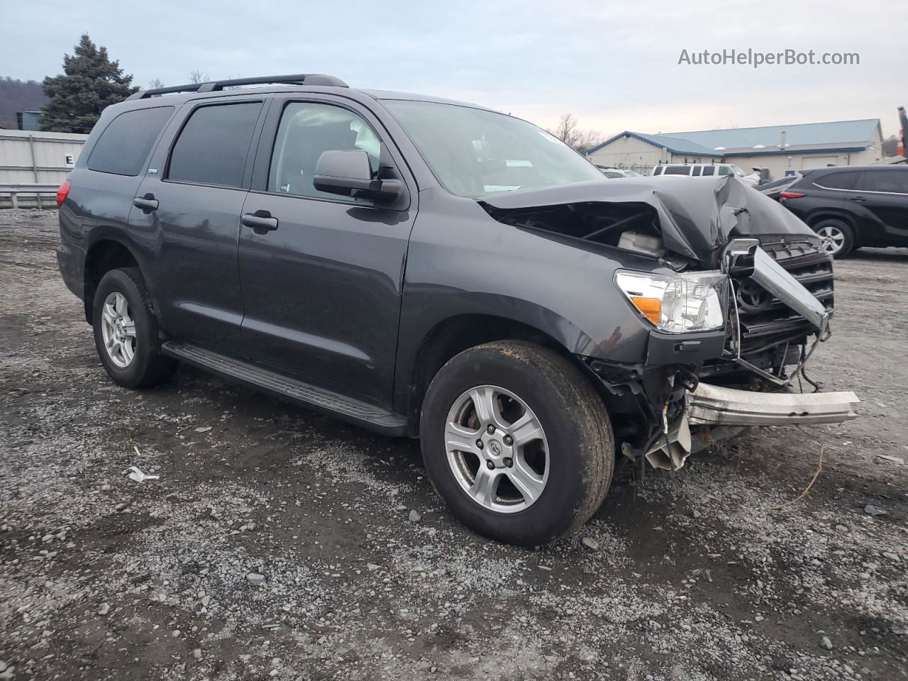 2016 Toyota Sequoia Sr5 Charcoal vin: 5TDBY5G14GS143795