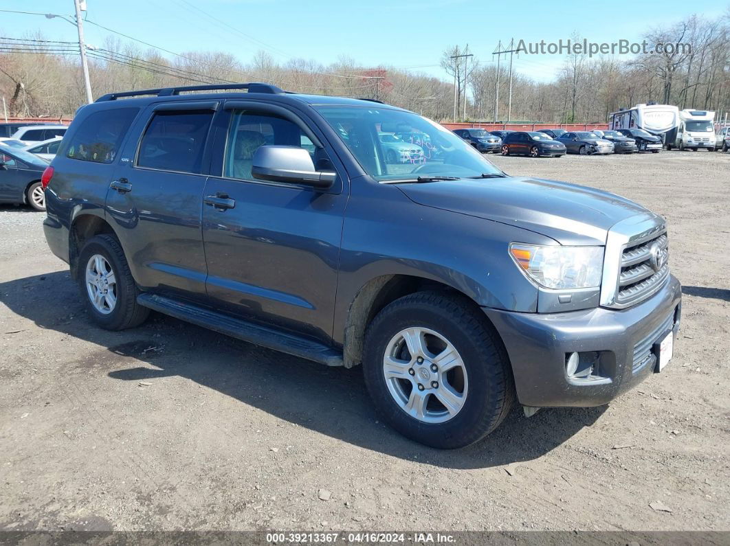 2016 Toyota Sequoia Sr5 5.7l V8 Gray vin: 5TDBY5G1XGS134485