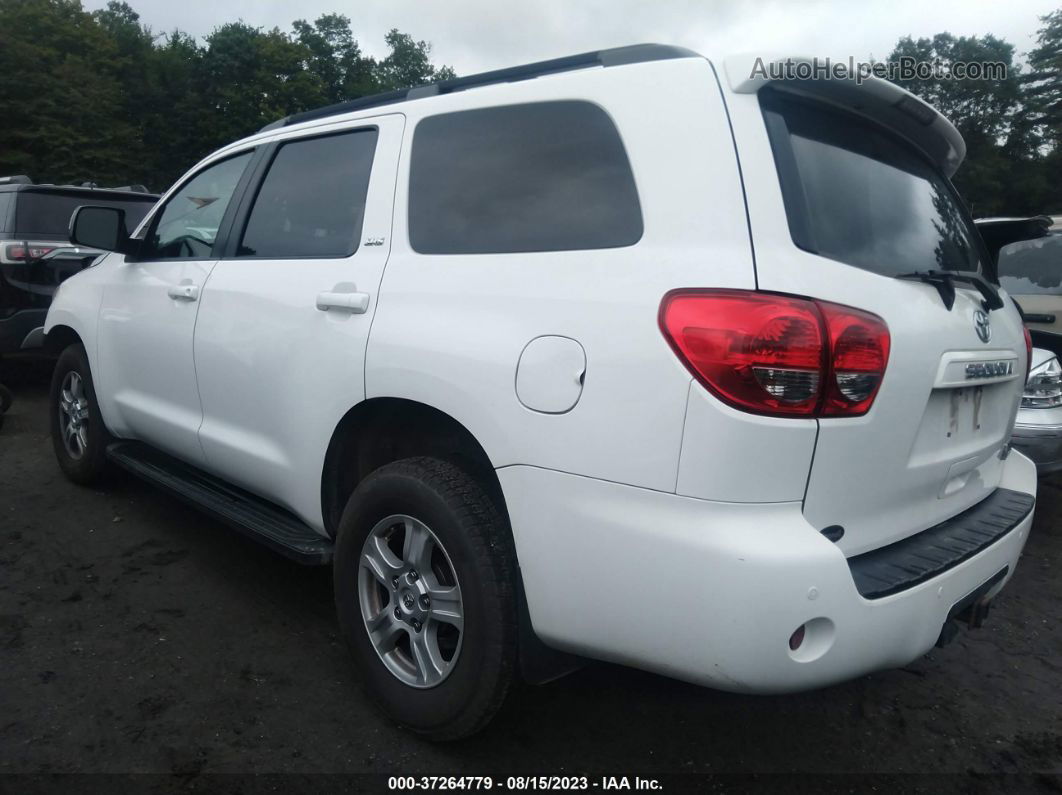 2017 Toyota Sequoia Sr5 White vin: 5TDBY5G1XHS153314