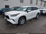 2021 Toyota Highlander Le White vin: 5TDBZRBH1MS077727