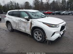 2021 Toyota Highlander Le White vin: 5TDBZRBH1MS077727