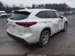 2021 Toyota Highlander Le White vin: 5TDBZRBH1MS077727