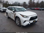 2021 Toyota Highlander Le White vin: 5TDBZRBH1MS077727