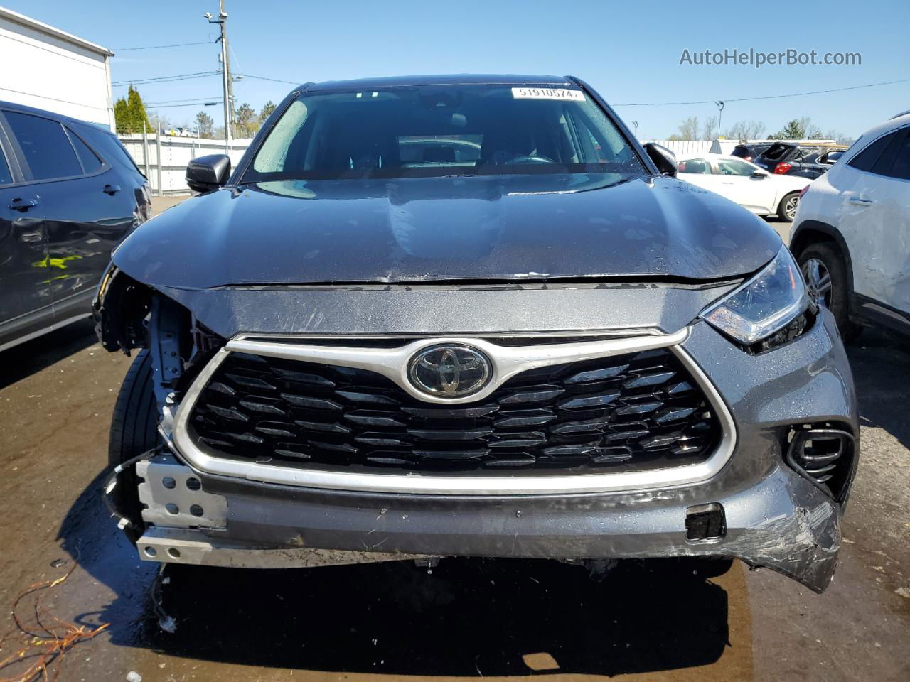 2021 Toyota Highlander L Black vin: 5TDBZRBH6MS541238