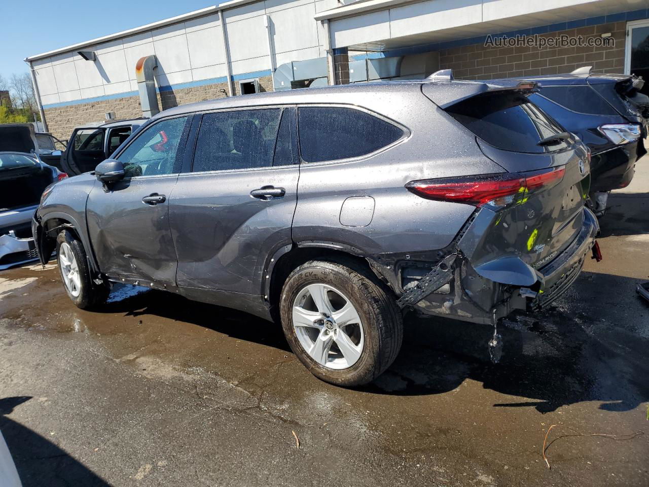 2021 Toyota Highlander L Black vin: 5TDBZRBH6MS541238