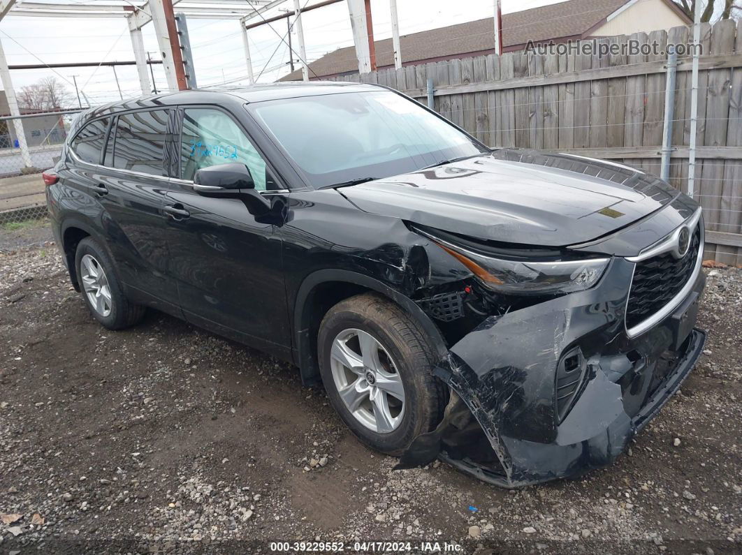 2021 Toyota Highlander Le Black vin: 5TDBZRBH8MS062478